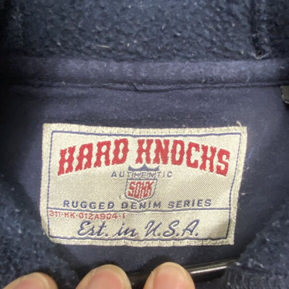 Hard Knocks 77 State Champs Embroidered Navy & Gray Sweater Hoodie Mens Size XL - Picture 4 of 10